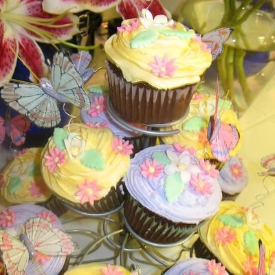 Closeup Of My Butterfly Cupcakes