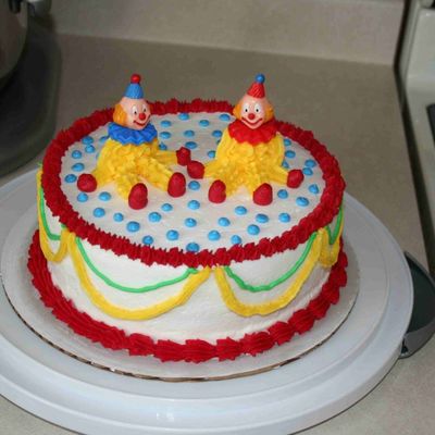 Wilton Course I Clown Cake