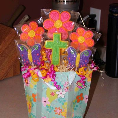 First Communion Cookie Bouquet
