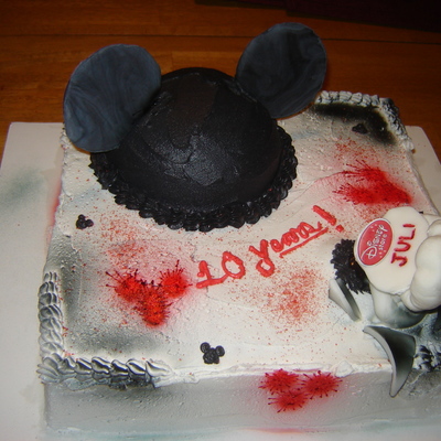 Disney 10Th Anniversary Job Cake