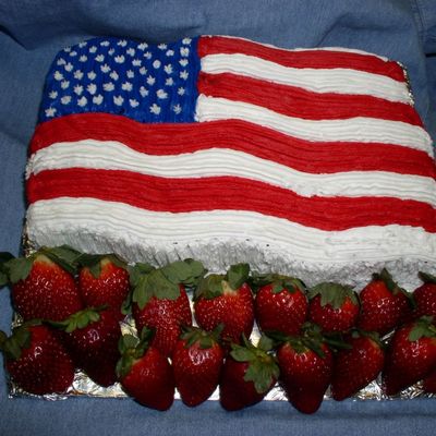 Flag Cake