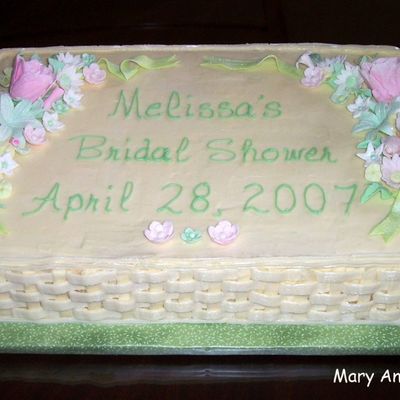 Melissa's Bridal Showere