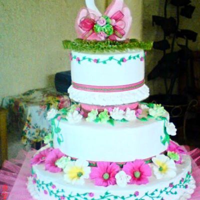 3 Tiered Wedding Cake