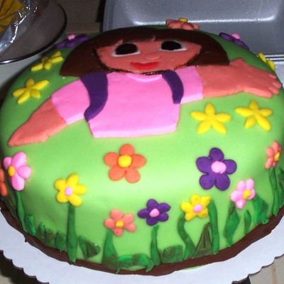 Dora Cake/ My First Fondant