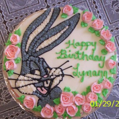 Bugs Bunny On A Bed Of Roses