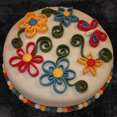 Quilling Cake