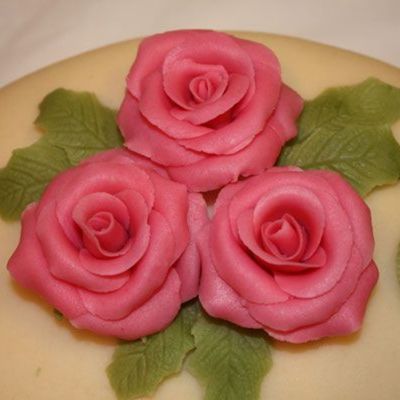 Marzipan Roses