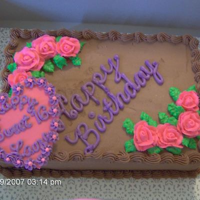 Sweet 16 Cake