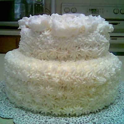 White Rose Cake
