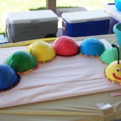 Baby Einstein Caterpillar Cake
