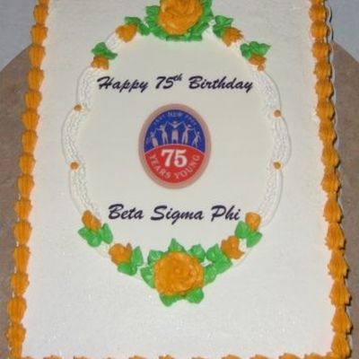 Sorority Anniversary Cake