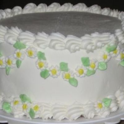 Fondant Daisy Cake