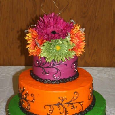 Topsy Turby Wedding Cake