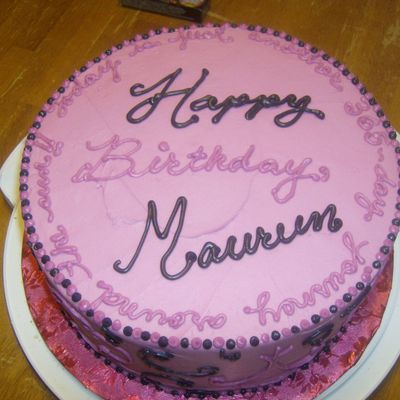 Pink Birthday Cake