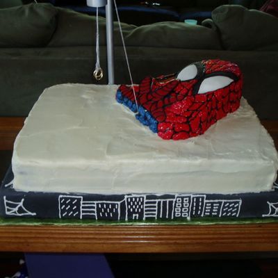 Spiderman Wedding Cake
