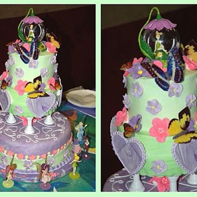 Tinkerbell Birthday Cake-Final Version
