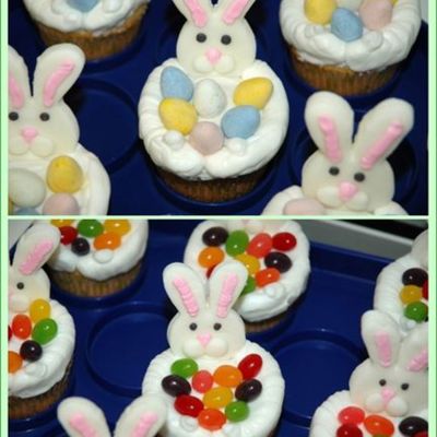Easter Bunny Cup Cakes