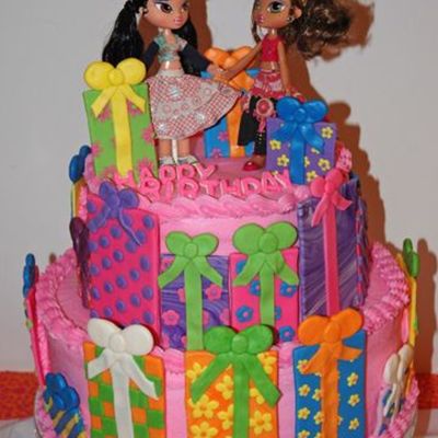 Fondant Presents Cake