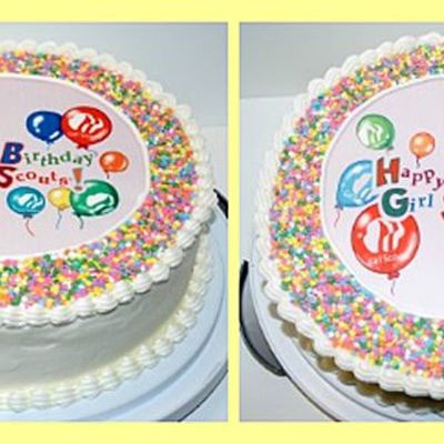 Girl Scout Birthday Cake