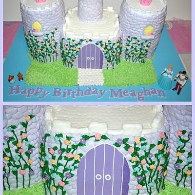 Cinderella Castle Birthday Cake