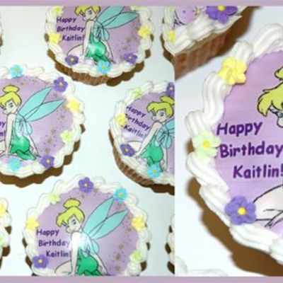 Tinkerbell Cup Cakes