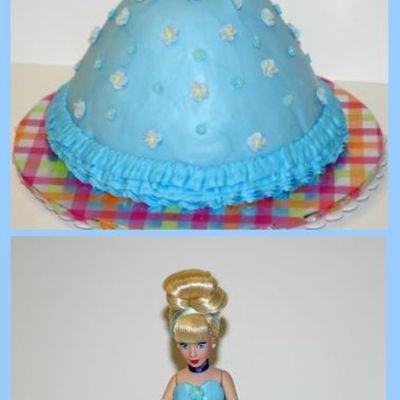 Cinderella Doll Cake