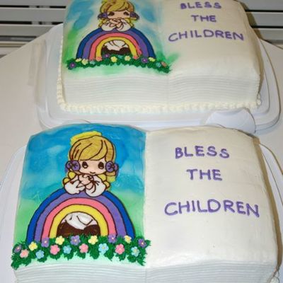 Book Cakes With Precious Moments