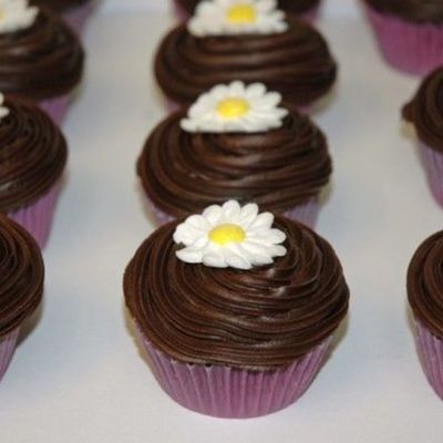Chocolate Cup Cakes With Candy Liners