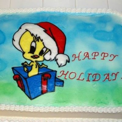 Tweety Holiday Cake - Fbct