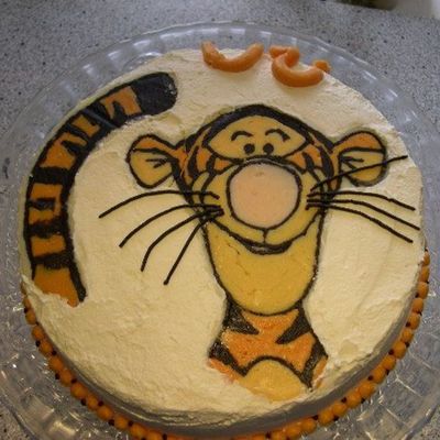 Tigger Birthday Cake