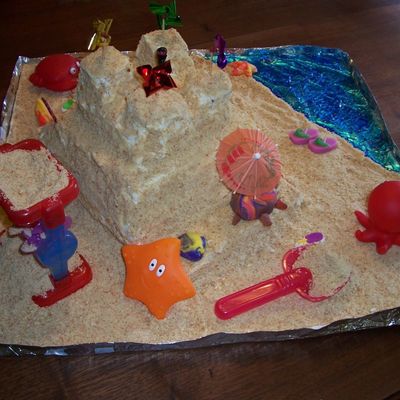 Sandcastle Cake