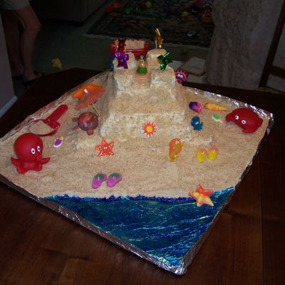 Sandcastle Cake