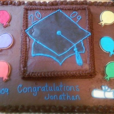 Jonathan's Graduation Cake