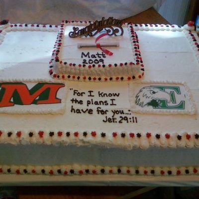 Matt's Graduation Cake