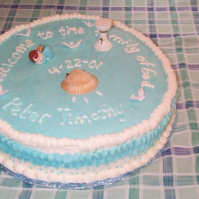 Peter's Baptism Cake