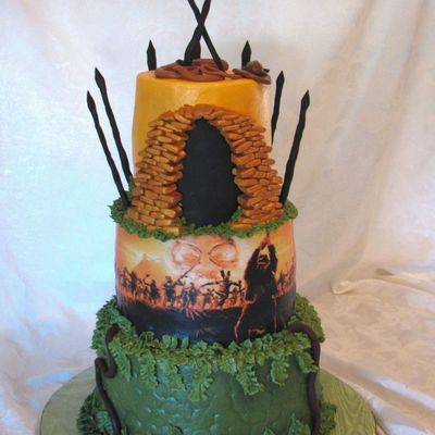 Indiana Jones Birthday Cake