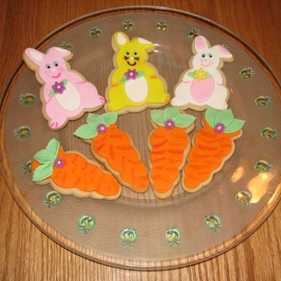 Easter Bunnies And Carrots
