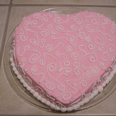 First Heart Cake