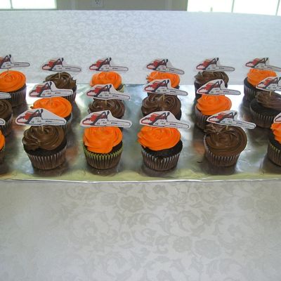 Chainsaw Cupcakes