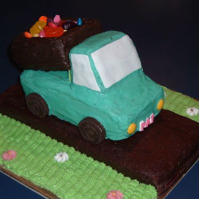 Dump Truck Cake