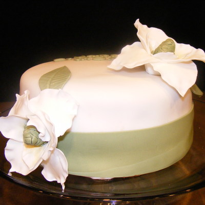 Magnolia Flower Cake