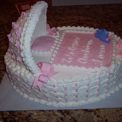 Pink Baby Basinet