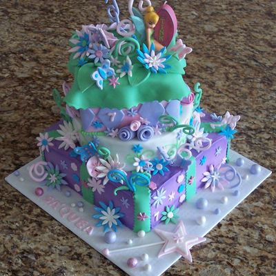 Tinkerbell Tiered Cake