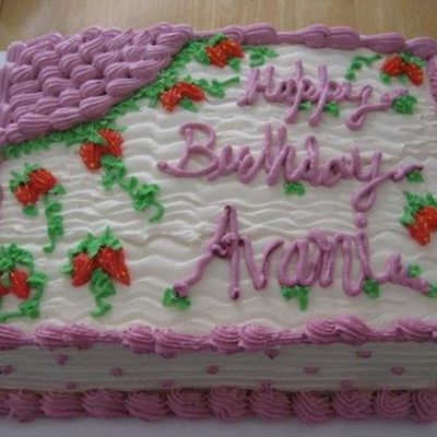 Strawberry Shortcake Cake