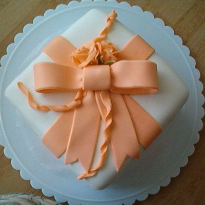 Very First Fondant Cake