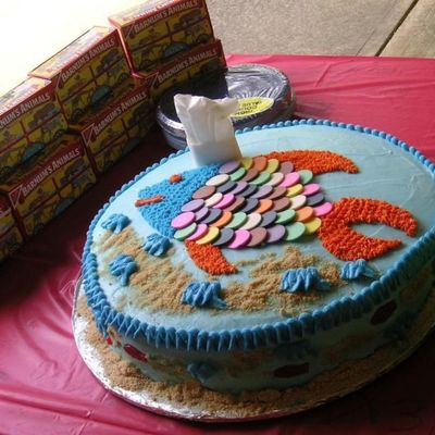 Odd Bridal Shower Cake