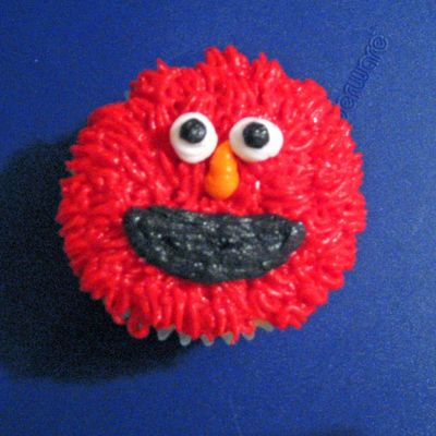 Elmo Cupcakes