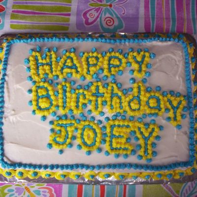 Joeys Birthday