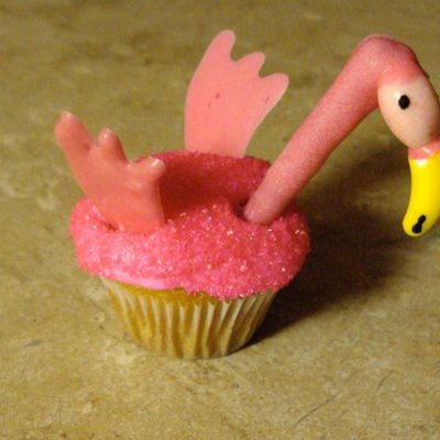 Flamingo Cupcakes