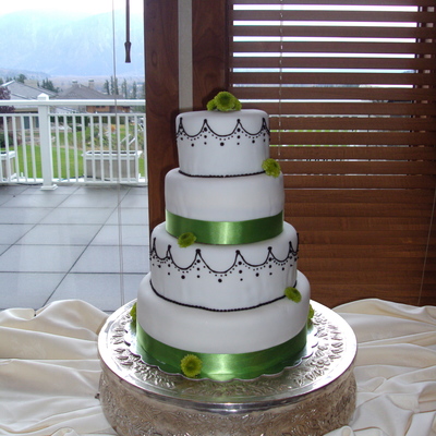 Green/ Black Wedding
